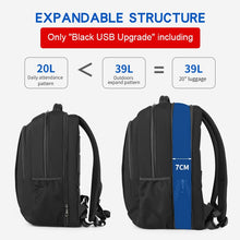 將圖片載入圖庫檢視器 Anti Theft Nylon 27L Men 15.6 inch Laptop Backpacks
