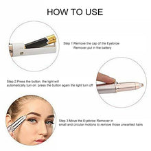 將圖片載入圖庫檢視器 Painless Electric Eyebrow Epilator Pen Cosmetic Tools