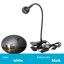 將圖片載入圖庫檢視器 LED Book Reading Desk Lamp USB Clip On Desk Light Bedroom Night Lighting