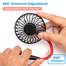 將圖片載入圖庫檢視器 Mini Portable Sports Fans 3 gears Usb Air Conditioner