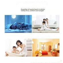 將圖片載入圖庫檢視器 Mini Electric Wall-outlet Flame Heater EU Plug-in Air Warmer