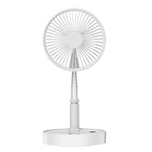 將圖片載入圖庫檢視器 Telescopic Folding Table Fan Multi-Function Desktop USB Charging Fan Adjustable Angle