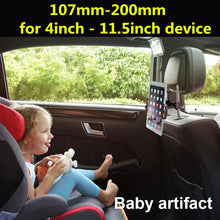 將圖片載入圖庫檢視器 Holder Tablet Mobile Phone Holder Universal Car Headrest Holder 360 Rotatable