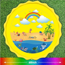 將圖片載入圖庫檢視器 Baby Play Water Mat Games Beach Pad Lawn Inflatable Spray Water Cushion Toys Outdoor Tub Swimming Pool