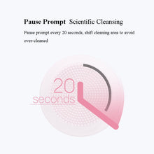 將圖片載入圖庫檢視器 Facial Cleansing Brush Mini USB Charging Silicone Face Cleanser Waterproof Ultrasonic Skin Scrubber