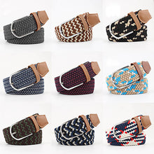 將圖片載入圖庫檢視器 Men Women Belt Striped Elastic