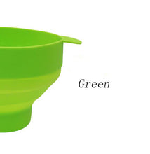 將圖片載入圖庫檢視器 Popcorn Silicone Folding Bowl Snack Box Popcorn Popcorn Microwave Container