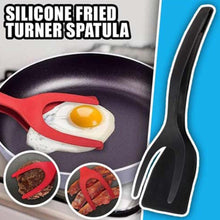 將圖片載入圖庫檢視器 Grip and Flip Tongs Egg Spatula Tongs Clamp Pancake Fried Egg French Toast Omelet