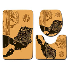 將圖片載入圖庫檢視器 Star Girl Prited Bathroom Non-Slip Pedestal Rug Lid Toilet Cover Bath Mat