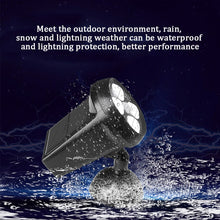 將圖片載入圖庫檢視器 LED 360 Degree Rotation Motion Sensor Corridor Solar Powered Energy Saving Spotlight Wall Mount