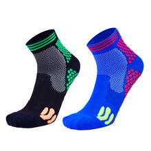 將圖片載入圖庫檢視器 Men Women Compression Socks Profession Breathable Running Sock