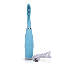 將圖片載入圖庫檢視器 USB Charging Hot Silicone Rechargeable Sonic Electric Toothbrush