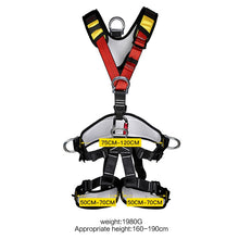 將圖片載入圖庫檢視器 Rock Climbing Harnesses Full Body Safety Belt Anti Fall Removable Gear Altitude protection Equipment