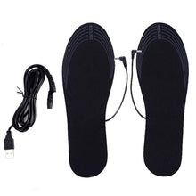 將圖片載入圖庫檢視器 Unisex Winter Warmer Foot USB Charging Electric Heated Insoles For Shoes