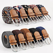 將圖片載入圖庫檢視器 Men Women Belt Striped Elastic