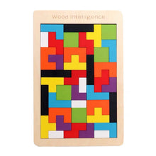 將圖片載入圖庫檢視器 tangram puzzle toy wooden tetris game