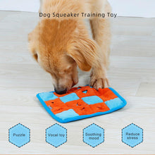 將圖片載入圖庫檢視器 Dog Snuffle Mat Pet Sniffing Training Blanket Detachable Fleece Pads Dog Mat