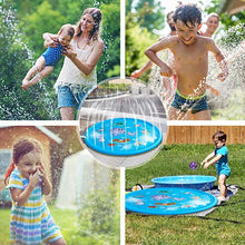 將圖片載入圖庫檢視器 Baby Play Water Mat Games Beach Pad Lawn Inflatable Spray Water Cushion Toys Outdoor Tub Swimming Pool
