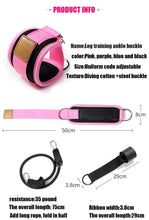 將圖片載入圖庫檢視器 Thigh Leg Pulley Strap Lifting Fitness Exercise
