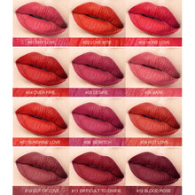 將圖片載入圖庫檢視器 Matte Lipstick Nude Brown Red Lips Makeup Velvet Silky Smooth Texture Long Lasting Waterproof Lipstick
