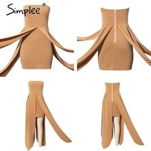 將圖片載入圖庫檢視器 Sexy ladies autumn solid chic bodycon dress
