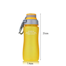 將圖片載入圖庫檢視器 600ml Leak Proof Sports Plastic Water Bottle Portable Rope With Tea Insuser
