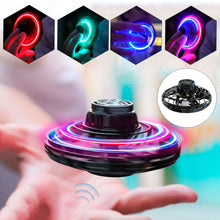 將圖片載入圖庫檢視器 hand mini flying toy Gyro rotor drone UFO led fidget finger spinner Rotary
