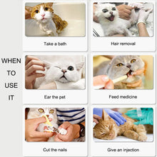 將圖片載入圖庫檢視器 Cat Paw Protector Boots For Bath Washing Soft Silicone Anti-Scratch Cat Shoes
