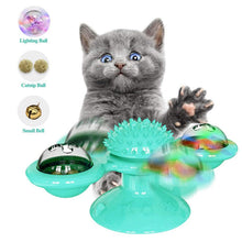 將圖片載入圖庫檢視器 Cat Chewing Interactive Toy with Suction Cup Hair Massager
