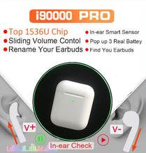 將圖片載入圖庫檢視器 i90000 Pro TWS Air 2 Wireless Earphone 8D Super Bass Bluetooth 5.0 Earphone Sliding Volume Adjustment
