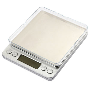 Mini Digital Scale Stainless Steel Platform Weighing Tool with Tray
