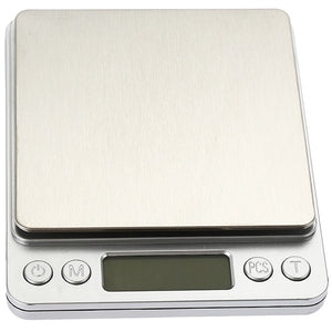 Mini Digital Scale Stainless Steel Platform Weighing Tool with Tray
