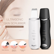 將圖片載入圖庫檢視器 Ultrasonic Facial Skin Scrubber Ion Deep Face Cleaning Peeling Rechargeable
