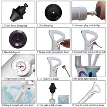 將圖片載入圖庫檢視器 Toilet Plungers High Pressure Pump Cleaner powerful air blaster plunger Dredge
