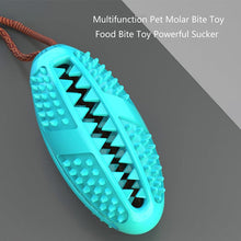 將圖片載入圖庫檢視器 Pet Molar Bite Toy Interactive Fun Pet Leakage Food Toys With Suction Cup Ball Toy
