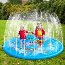 將圖片載入圖庫檢視器 Baby Play Water Mat Games Beach Pad Lawn Inflatable Spray Water Cushion Toys Outdoor Tub Swimming Pool
