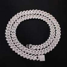 將圖片載入圖庫檢視器 Micro Pave Prong Chain Necklaces Fashion Hiphop Full Iced Out Cubic Zirconia Jewelry For Men Women
