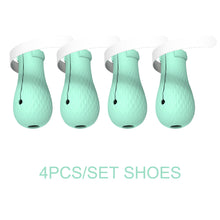 將圖片載入圖庫檢視器 Cat Paw Protector Boots For Bath Washing Soft Silicone Anti-Scratch Cat Shoes
