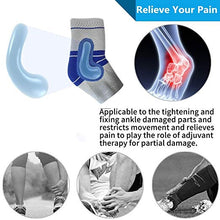 將圖片載入圖庫檢視器 Fitness Compression Ankle Protector Basketball Football Tennis Silica Gel Pad
