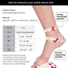 將圖片載入圖庫檢視器 Fitness Compression Ankle Protector Basketball Football Tennis Silica Gel Pad
