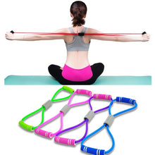 將圖片載入圖庫檢視器 Rope Workout Muscle Fitness Rubber Elastic Bands for Sports Exercise
