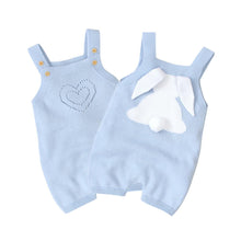 將圖片載入圖庫檢視器 Baby Rompers Clothes Bunny Rabbit Knitted New Born Boys Girls Jumpsuits
