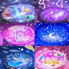 將圖片載入圖庫檢視器 Starry Sky Projector LED Night Light Remote Control Rotating Bedroom Night Lamp
