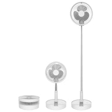 將圖片載入圖庫檢視器 Telescopic Folding Table Fan Multi-Function Desktop USB Charging Fan Adjustable Angle
