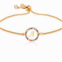 將圖片載入圖庫檢視器 Jewelry Letter Bracelet for Women adjustable initial Bracelet Femme Snake Chain
