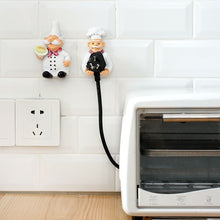 將圖片載入圖庫檢視器 Kitchen Plug Bracket Cartoon Cook Power Socket Cord Organizer Holder
