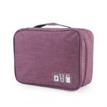 將圖片載入圖庫檢視器 Earphones Mobile Power Organizer Bag Waterproof Electronics Accessories Case
