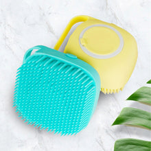 將圖片載入圖庫檢視器 Pet Bath Brush Soft Silicone Comb Dogs Cats SPA
