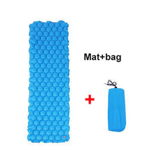 將圖片載入圖庫檢視器 Outdoor Camping Pad Waterproof Inflatable Mattress Cushion for Backpacking Hiking Travel
