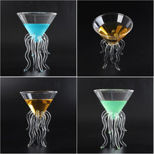 將圖片載入圖庫檢視器 Octopus Cocktail Glass Transparent Jellyfish Glass
